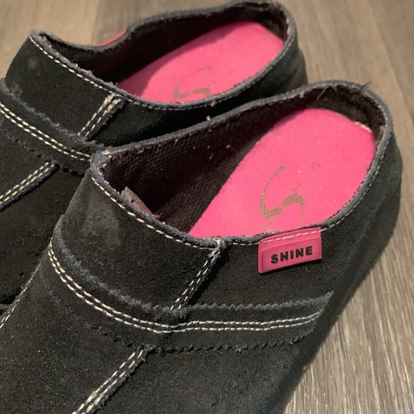 Leather slip on mules size 8 - Picture 2 of 4